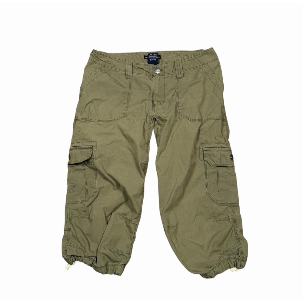 ARCTERYX  | Women's Sz 27 | Cargo Hiking Shorts | Green | Inseam 18" - 30x18 act